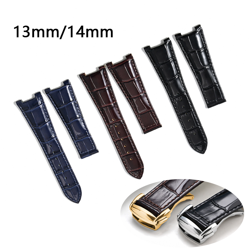 Omega Watch Constellation - Bracelet de montre en cuir véritable