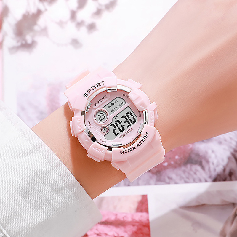 Smartwatch Watches Girls - Mode enfants montres lumineux étanche sport