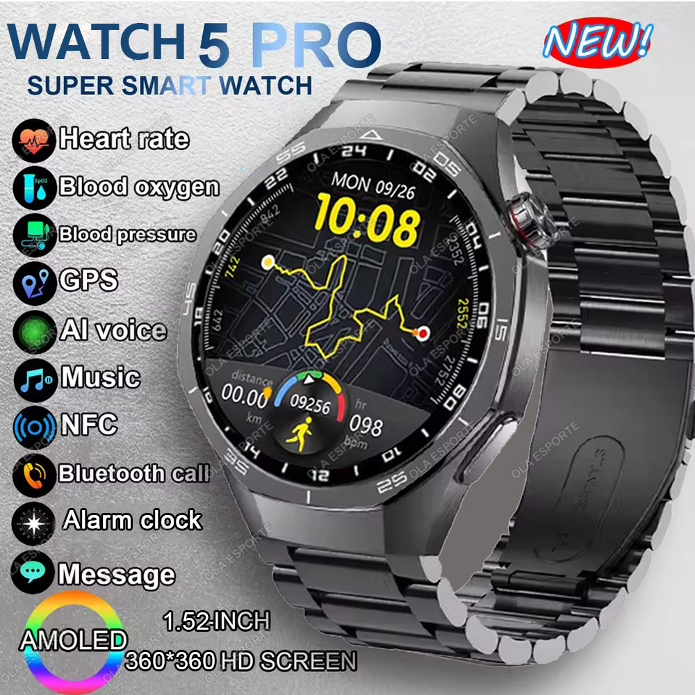 Smartwatch Watches For Women With Gps - Nouvelle montre connectée Watch 5 Pro,