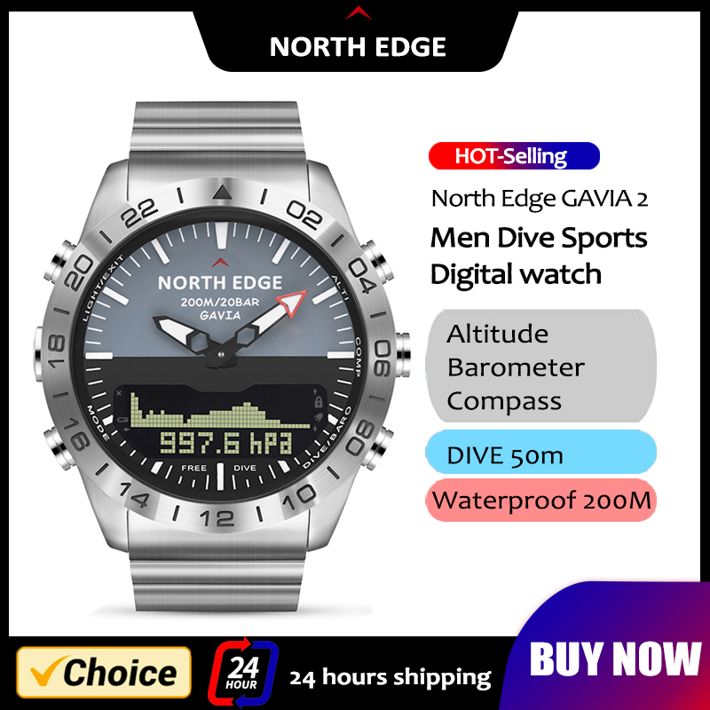 Smartwatch Army Watches For Men - NORTH EDGE – montre de plongée