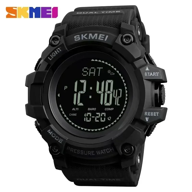 Altimeter Compass Watch - SKMEI 1358 altimètre météo Tracker étanche