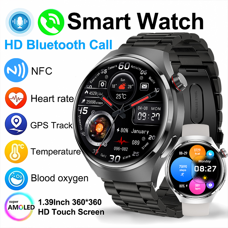 Smartwatch Watches For Women With Gps - Nouvelle montre connectée 2026 avec moniteur