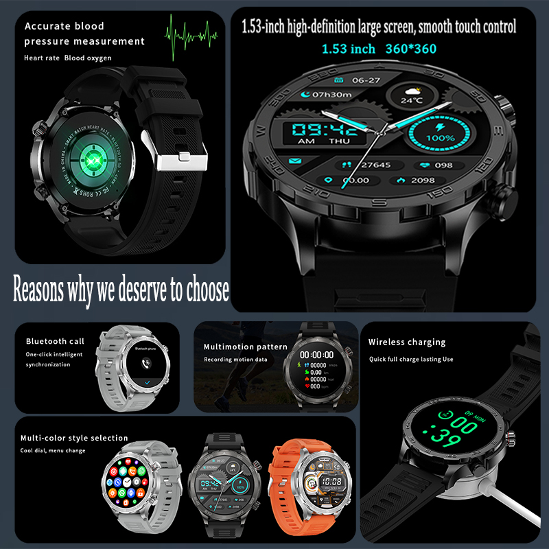 Nouvelle montre connectée GPS  - Altimeter Compass Watch avis et prix