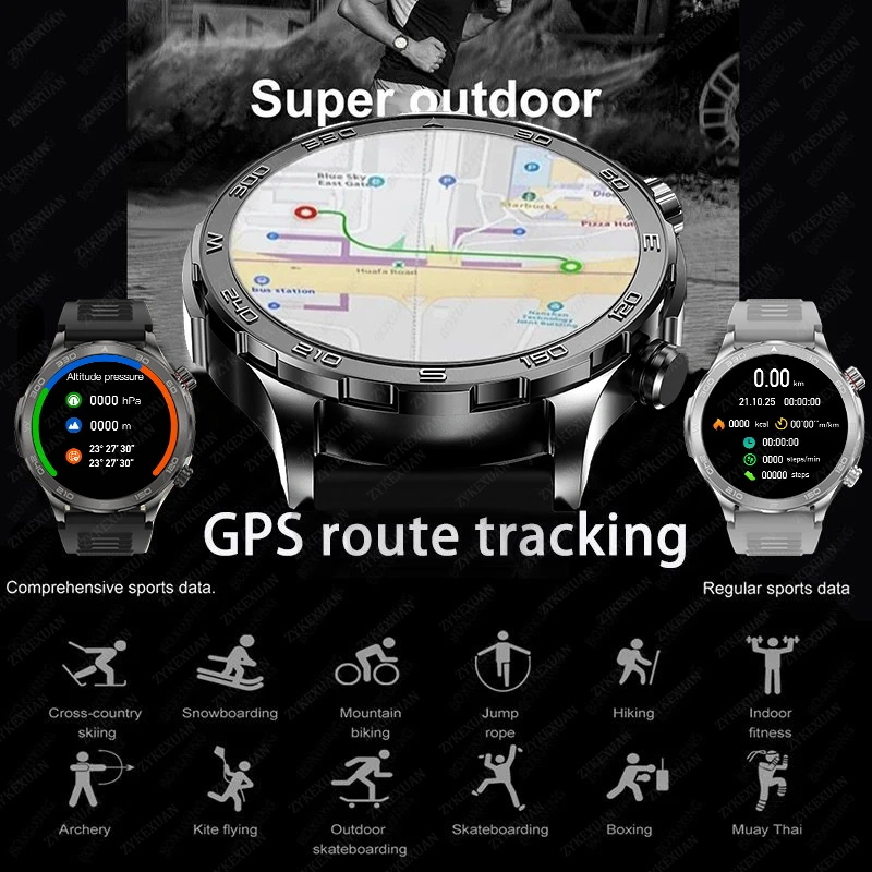 Nouvelle montre connectée GPS  - Altimeter Compass Watch avis et prix