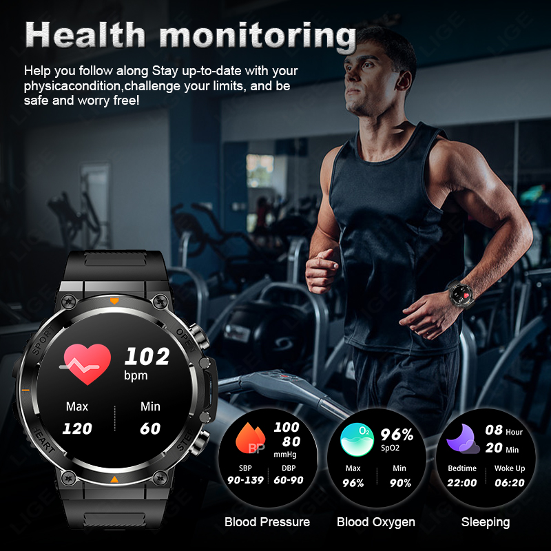 Montre connectée LIGE 2026 ave - Smartwatch Watches For Sale avis et prix