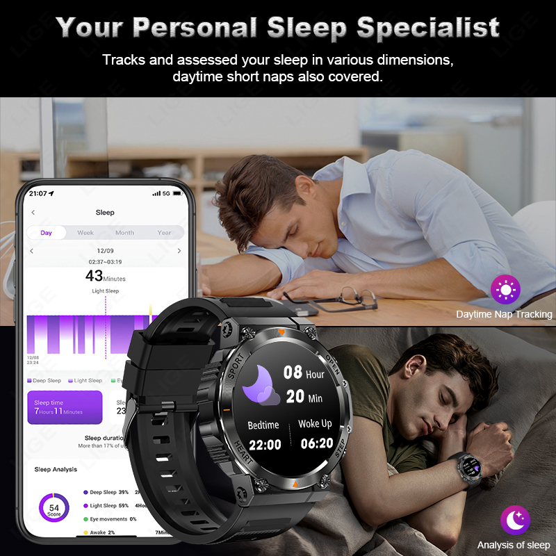 Montre connectée LIGE 2026 ave - Smartwatch Watches For Sale avis et prix