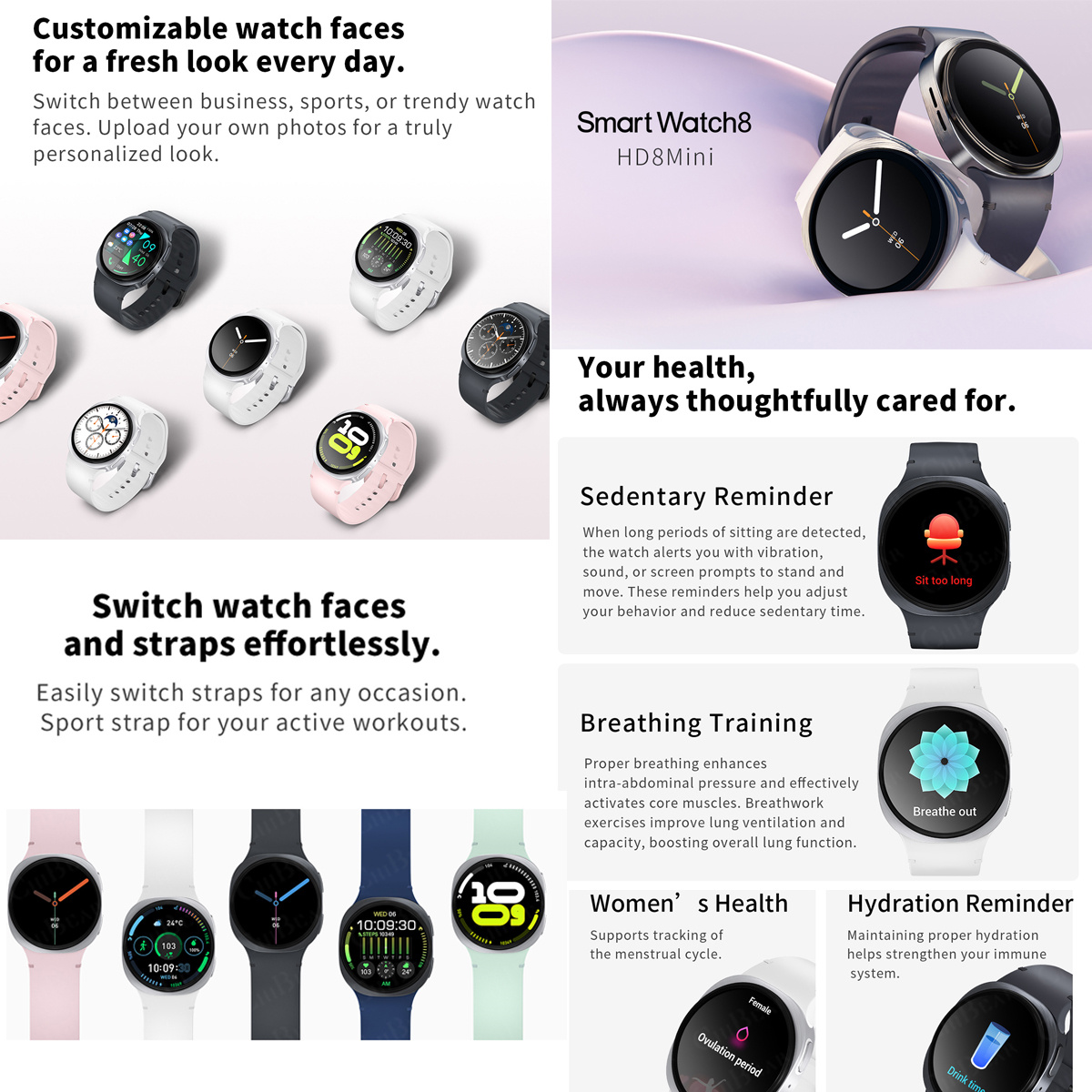 Nouvelles Montres 2026 : Mini  - Smartwatch Watches For Women With Gps avis et prix