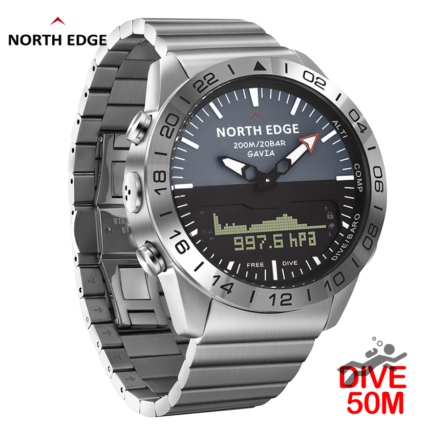 NORTH EDGE – montre de plongée - Smartwatch Army Watches For Men avis et prix