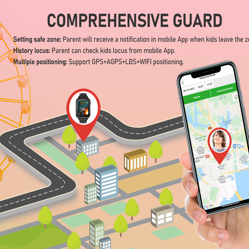 Getfitsoo-Montre connectée 4G  - Smartwatch Watch Whatsapp avis et prix