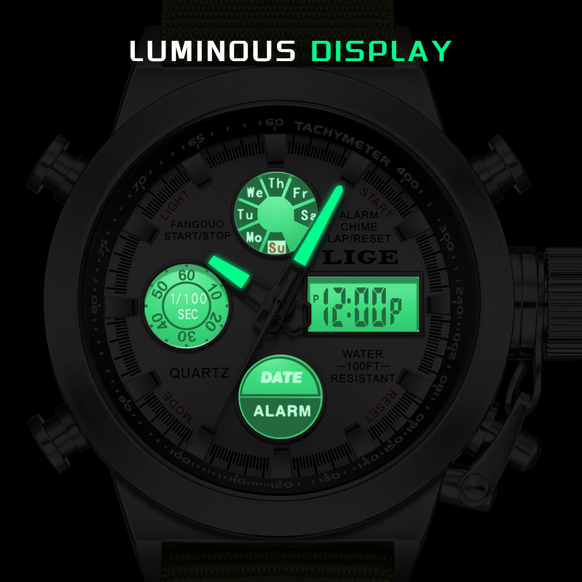 Montres de créateur LIGE pour  - Smartwatch Watches Brands For Men avis et prix