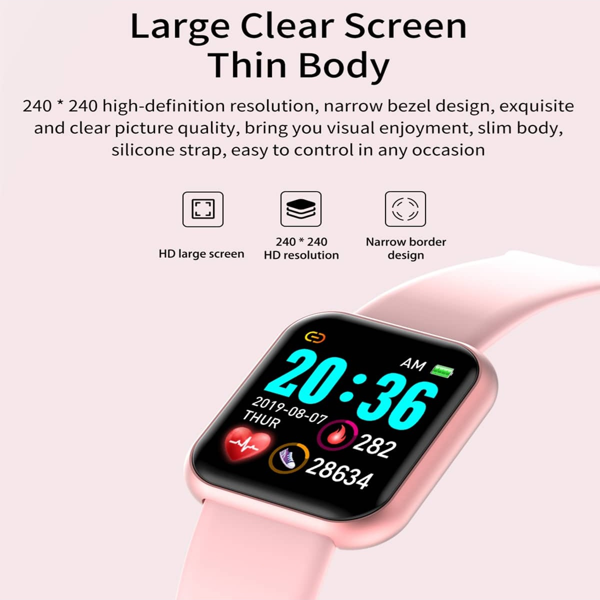 Montre connectée Y68 D20 pour  - Smartwatch Watches Girls avis et prix