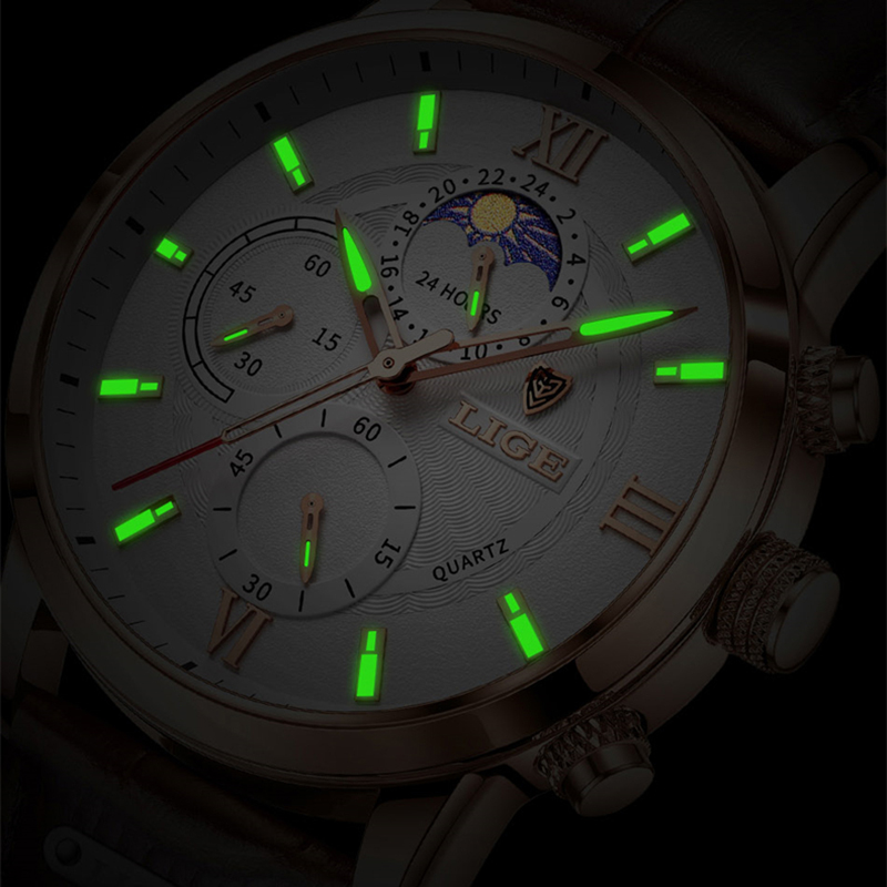 Montre LIGE pour homme, montre - Smartwatch Watches Brands For Men avis et prix