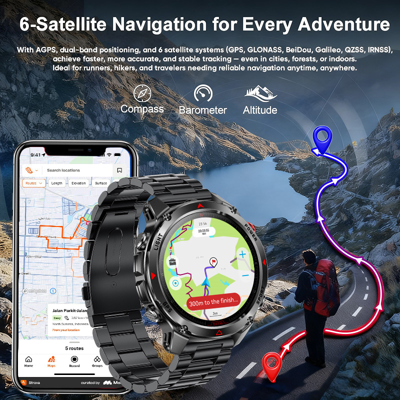 T-rex 3 Pro militaire Grade AG - Altimeter Compass Watch avis et prix