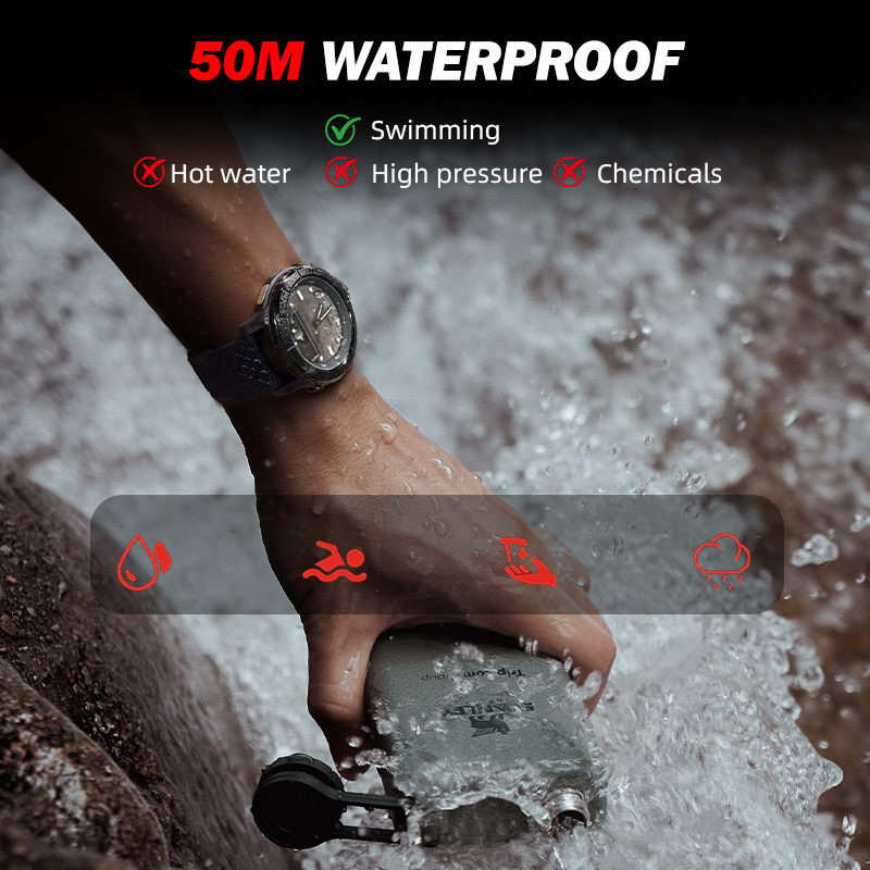 Montre numérique en fibre de c - Altimeter Compass Watch avis et prix