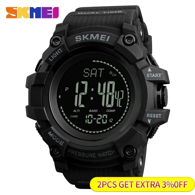SKMEI 1358 altimètre météo Tra - Altimeter Compass Watch avis et prix