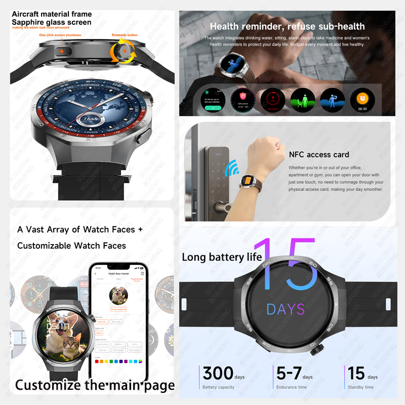 2026 nouvelle montre BOXUXING  - Smartwatch Watches For Women With Gps avis et prix