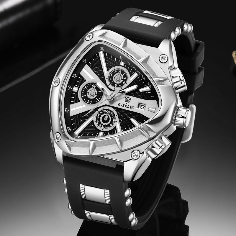 LIGE mode hommes montre Triang - Smartwatch Army Watches For Men avis et prix
