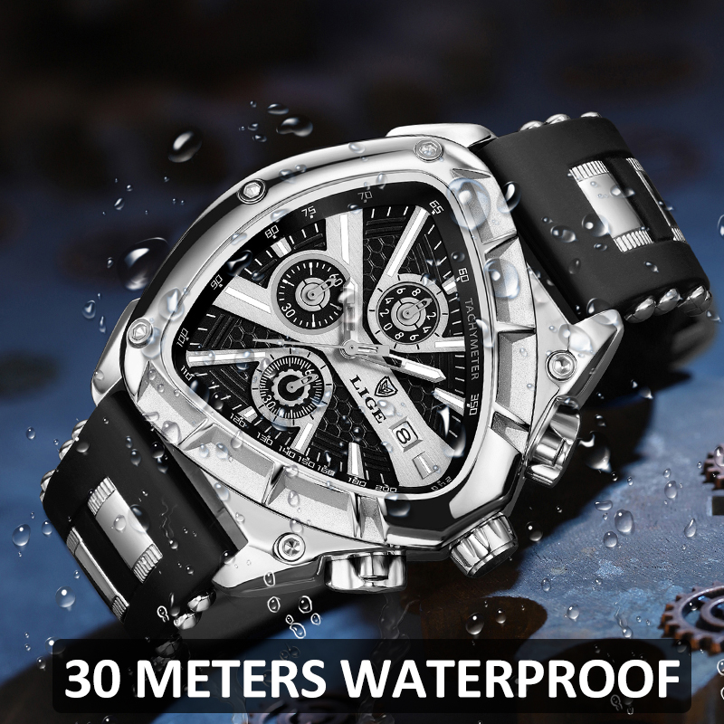 LIGE mode hommes montre Triang - Smartwatch Army Watches For Men avis et prix