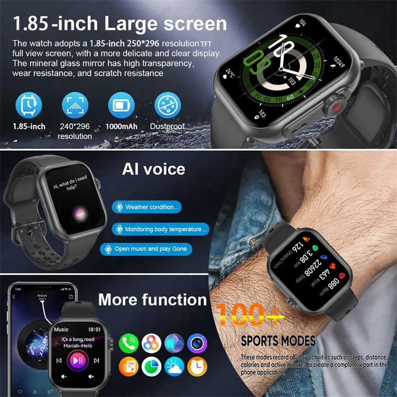 Montre Ultra K62 hommes femmes - Smartwatch Watches For Women With Gps avis et prix