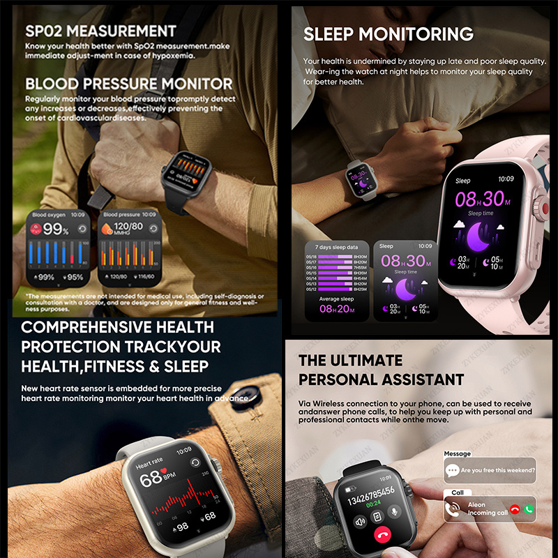 Montre Ultra K62 hommes femmes - Smartwatch Watches For Women With Gps avis et prix