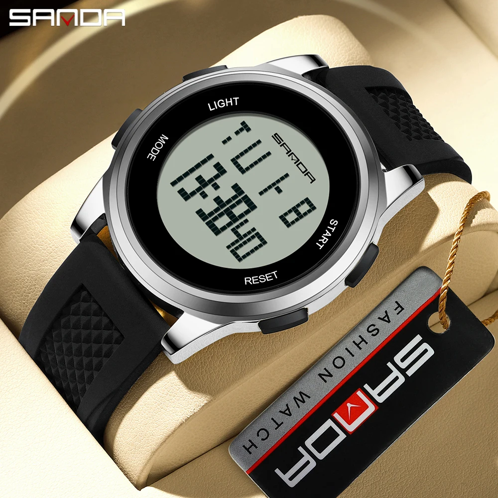 SANDA 9067 montre numérique ho - Smartwatch Army Watches For Men avis et prix