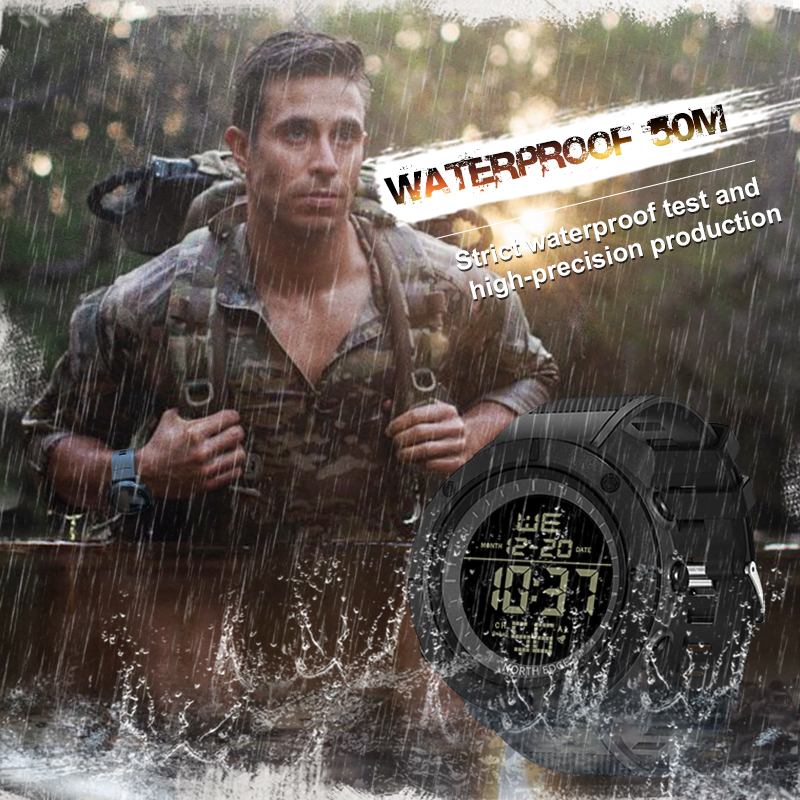NORTH EDGE – montre numérique  - Smartwatch Army Watches For Men avis et prix