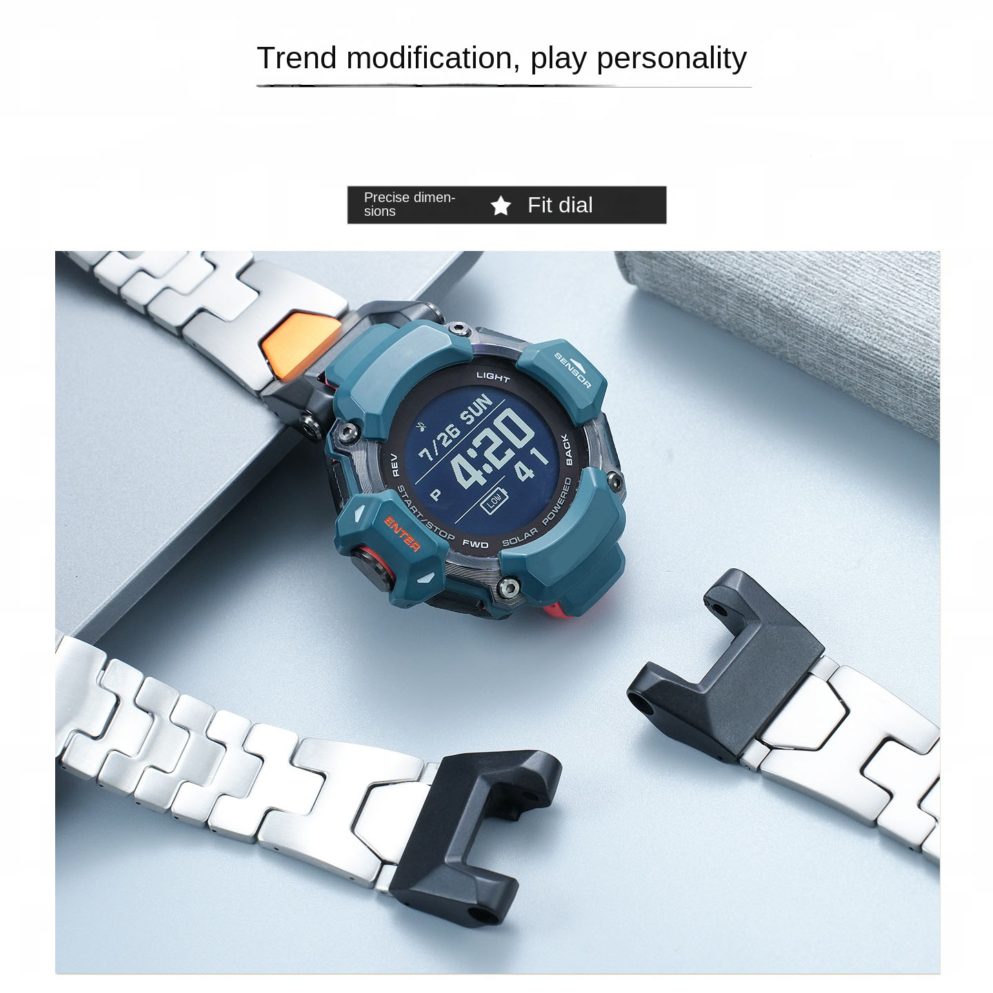 Bracelet en métal étanche GBD- - Smartwatch Casio Watches For Men avis et prix