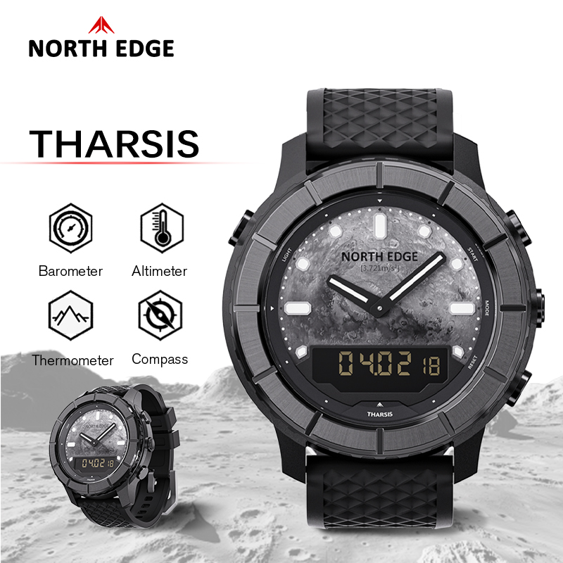 Montre numérique en fibre de c - Altimeter Compass Watch avis et prix