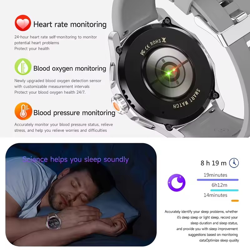 GUHUAVMI NFC montre intelligen - Smartwatch Watches Brands For Men avis et prix