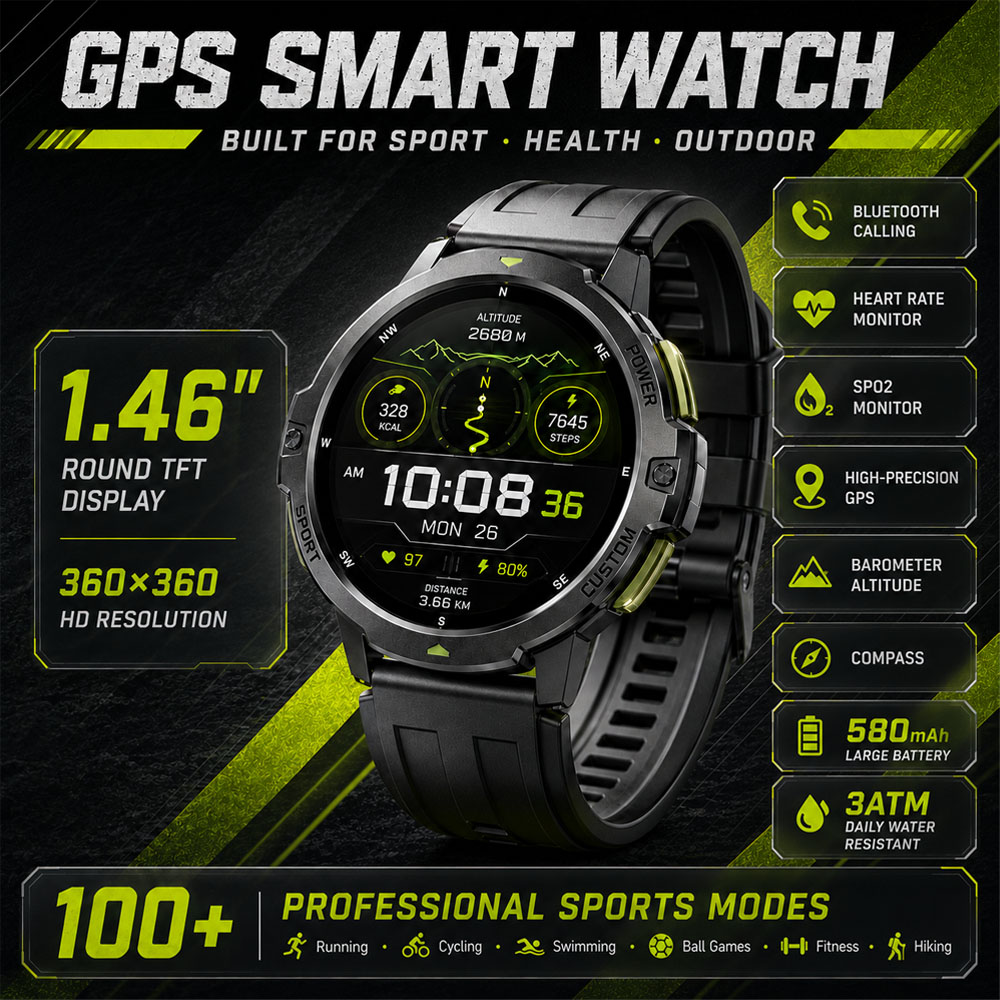 Nouvelle Montre Connectée Mili - Smartwatch Timex Watches For Men avis et prix