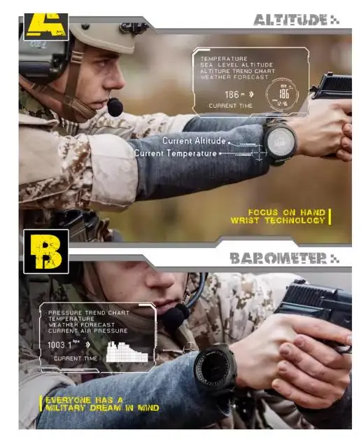 Nouvelle montre numérique de s - Altimeter Compass Watch avis et prix